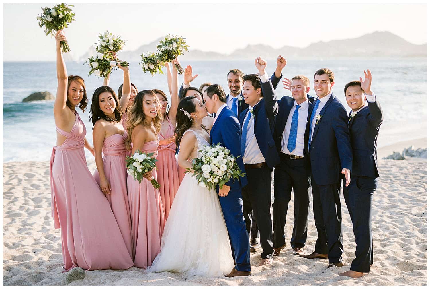 bridal party at The Cape